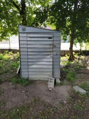 broken shed door