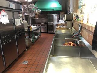 Current kitchen at St. Patrick School