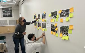 Participants at community design session