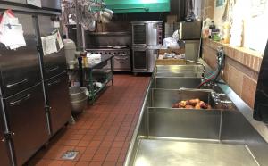 Current kitchen at St. Patrick School